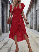 Robe Bohème Chic Rouge - Vignette | Evasion Bohème