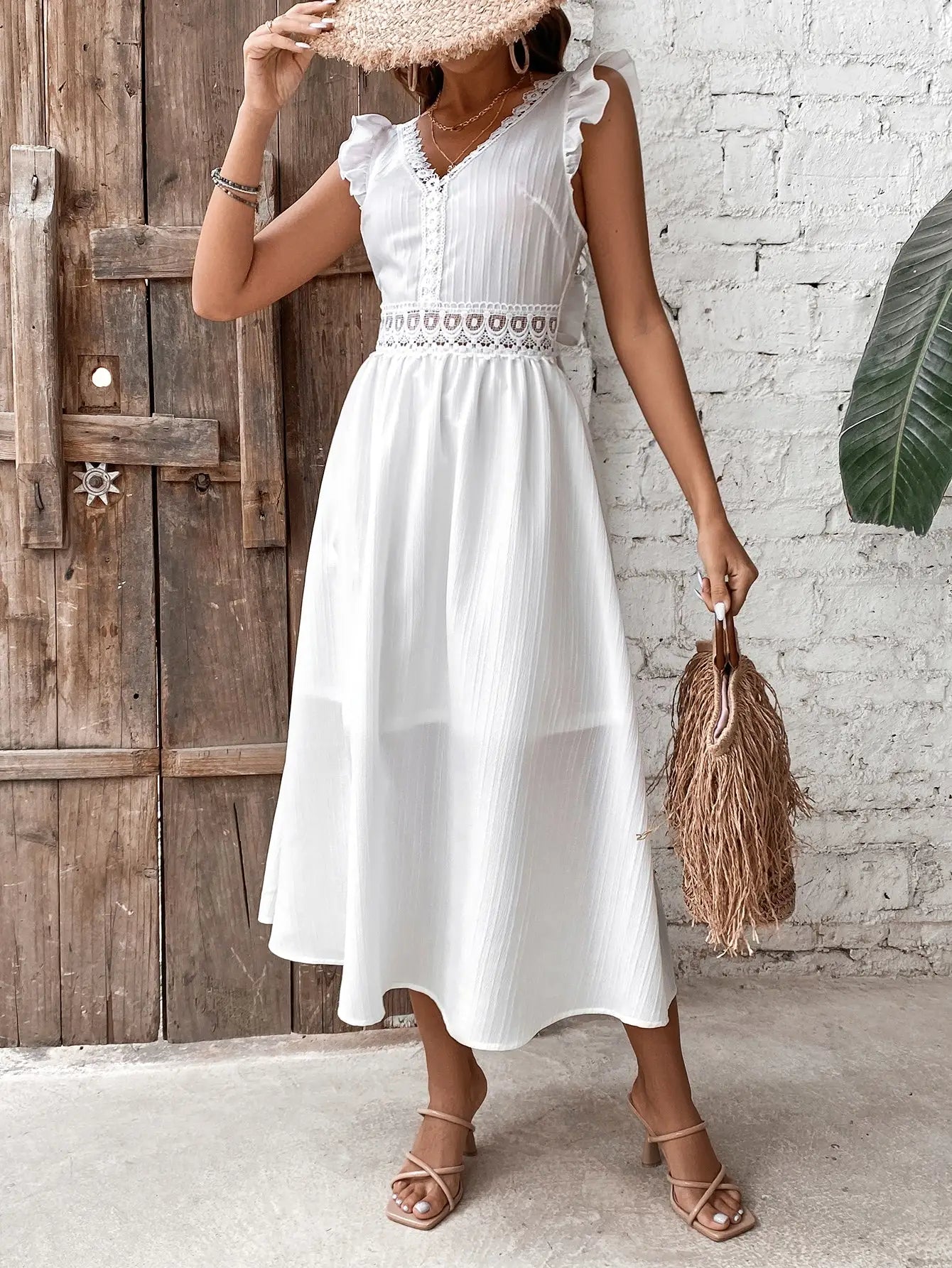 Robe Blanche Femme Bohème | Evasion Bohème