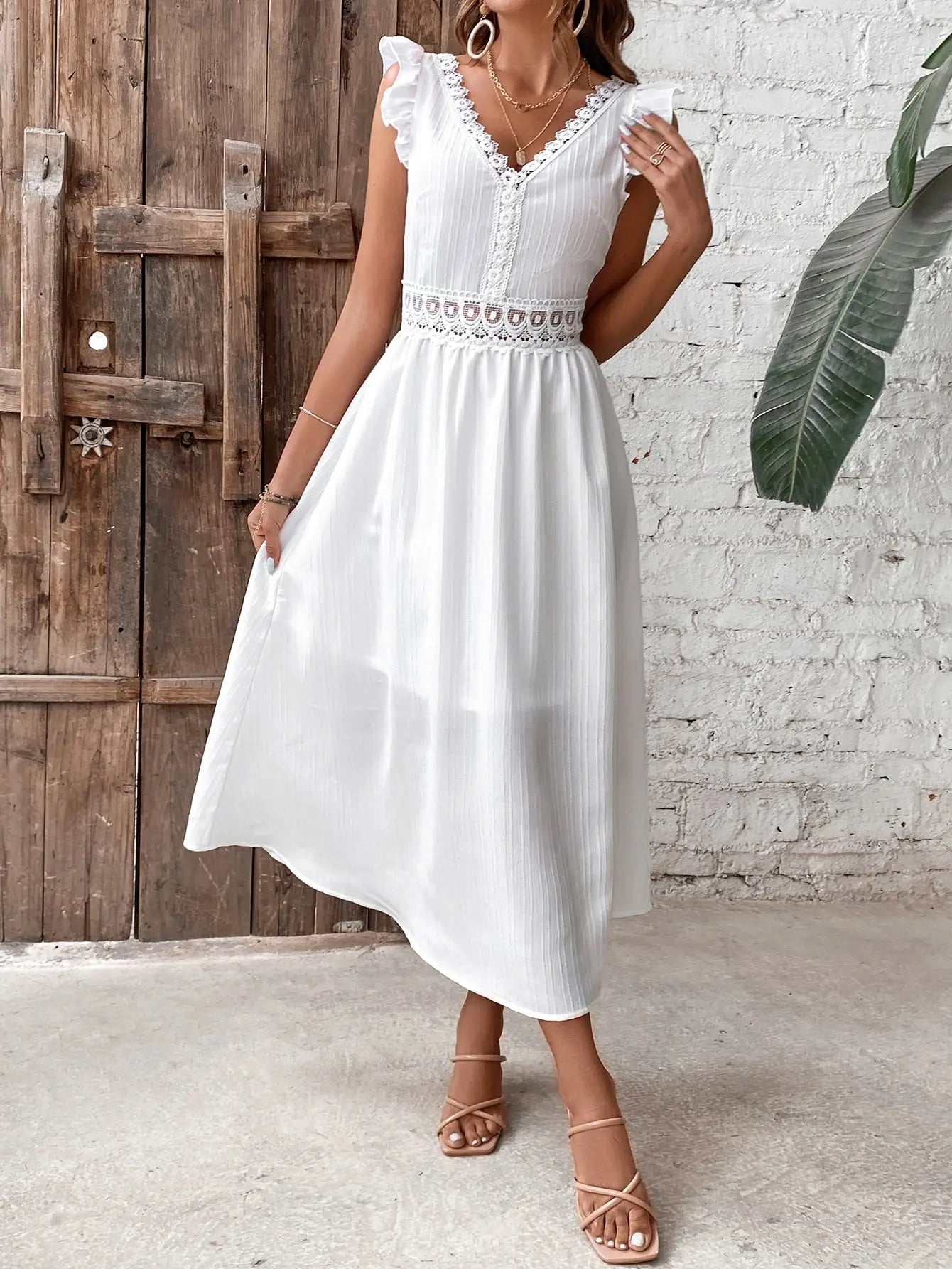 Robe Blanche Femme Bohème | Evasion Bohème