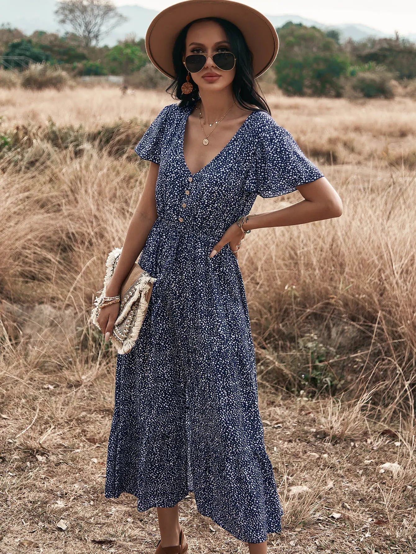 Robe Bohème Bleu | Evasion Bohème