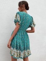 Robe Bohème Bleu Turquoise - Vignette | Evasion Bohème