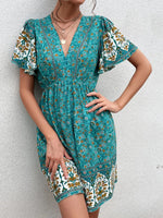 Robe Bohème Bleu Turquoise - Vignette | Evasion Bohème