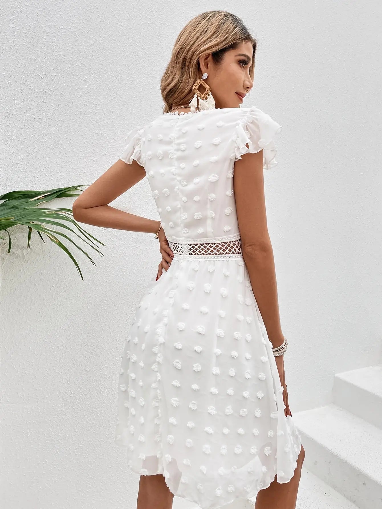 Robe Bohème Chic Dentelle Blanche | Evasion Bohème