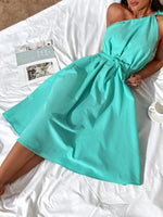 Robe Bohème Chic Turquoise - Vignette | Evasion Bohème