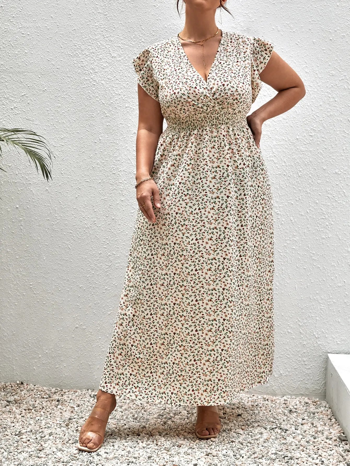 Robe Champêtre Chic Grande Taille | Evasion Bohème