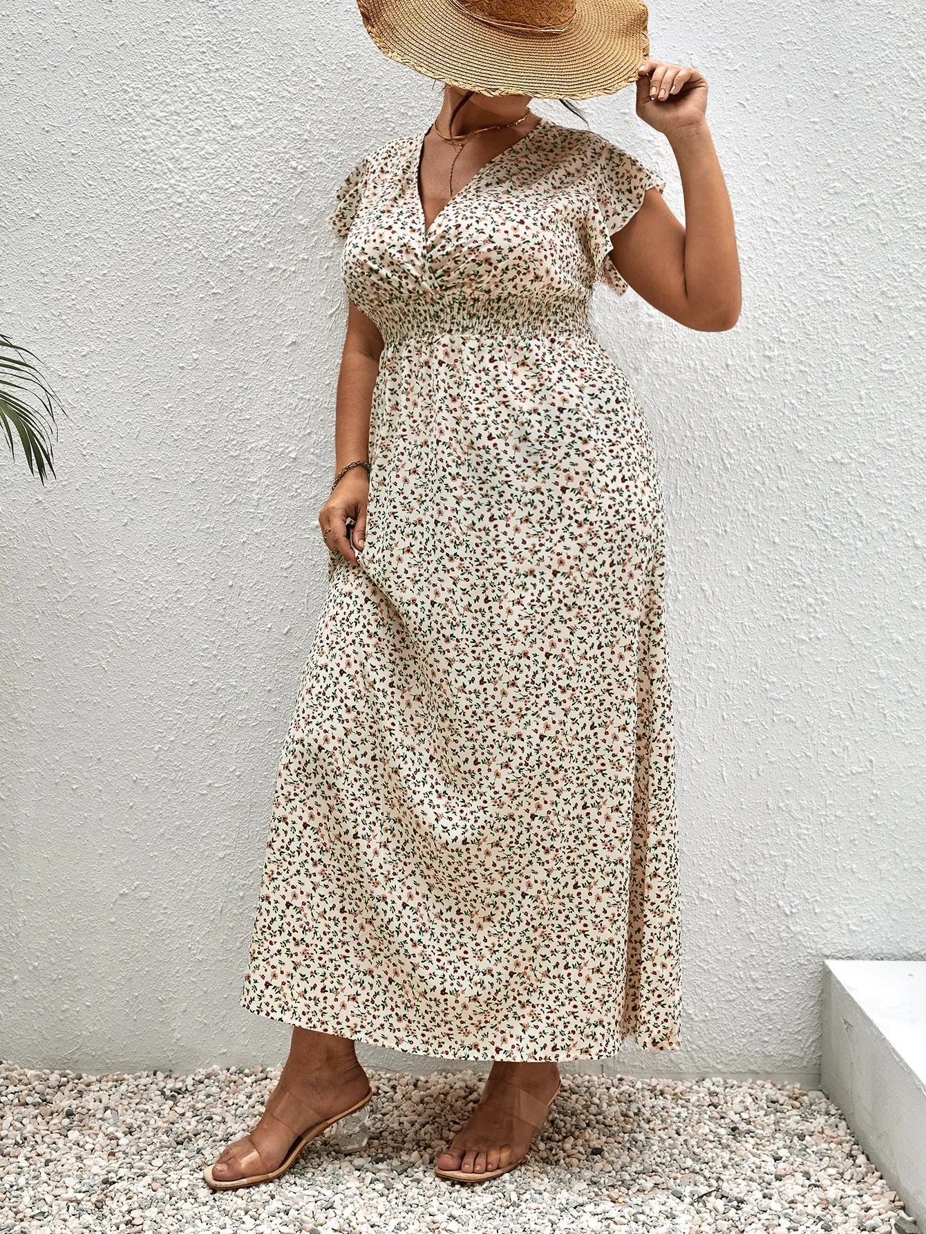 Robe Champêtre Chic Grande Taille | Evasion Bohème