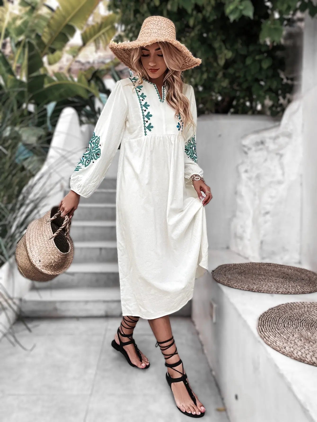 Robe Hippie Blanche | Evasion Bohème