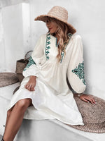 Robe Hippie Blanche - Vignette | Evasion Bohème