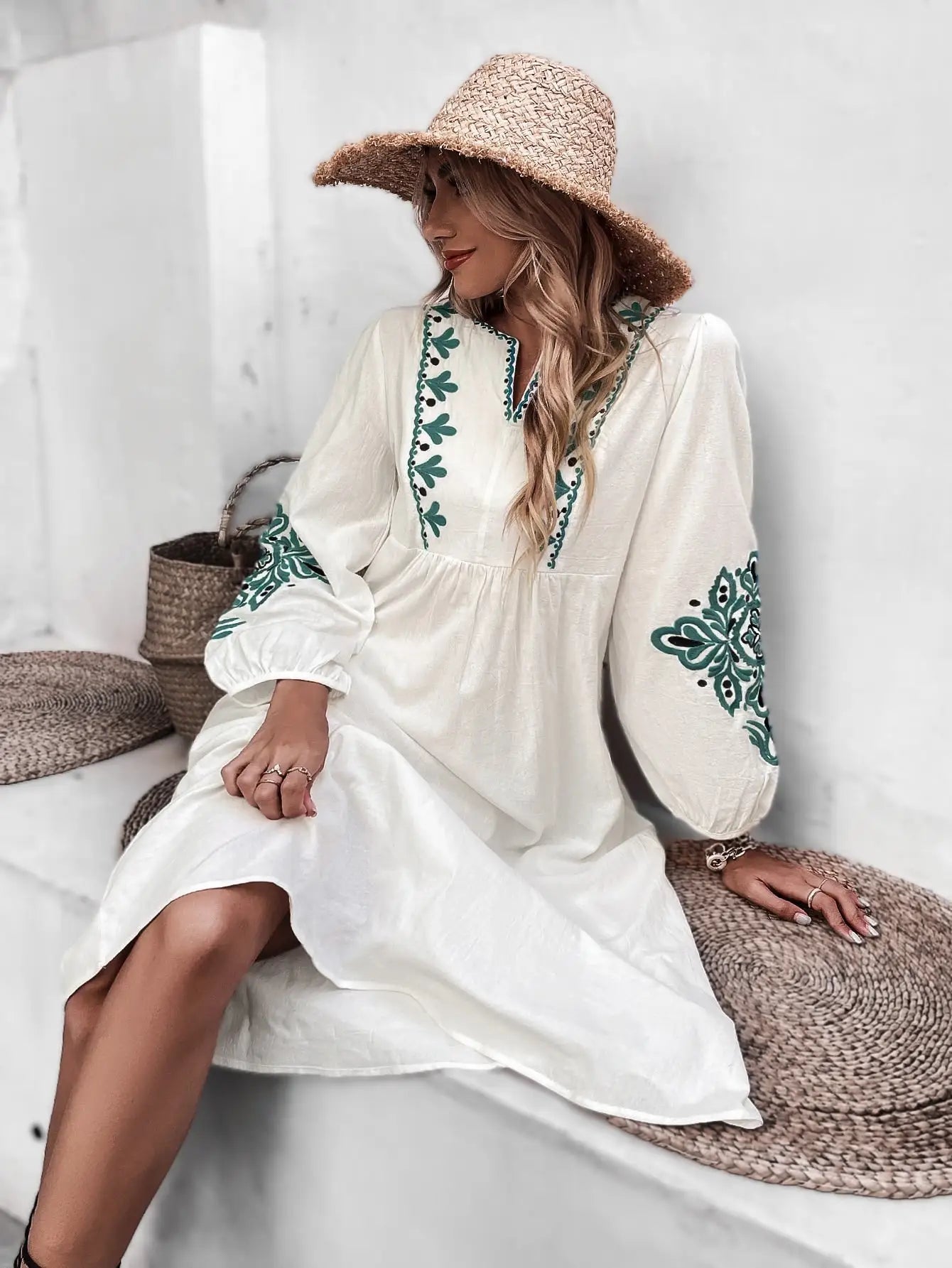 Robe Hippie Blanche | Evasion Bohème