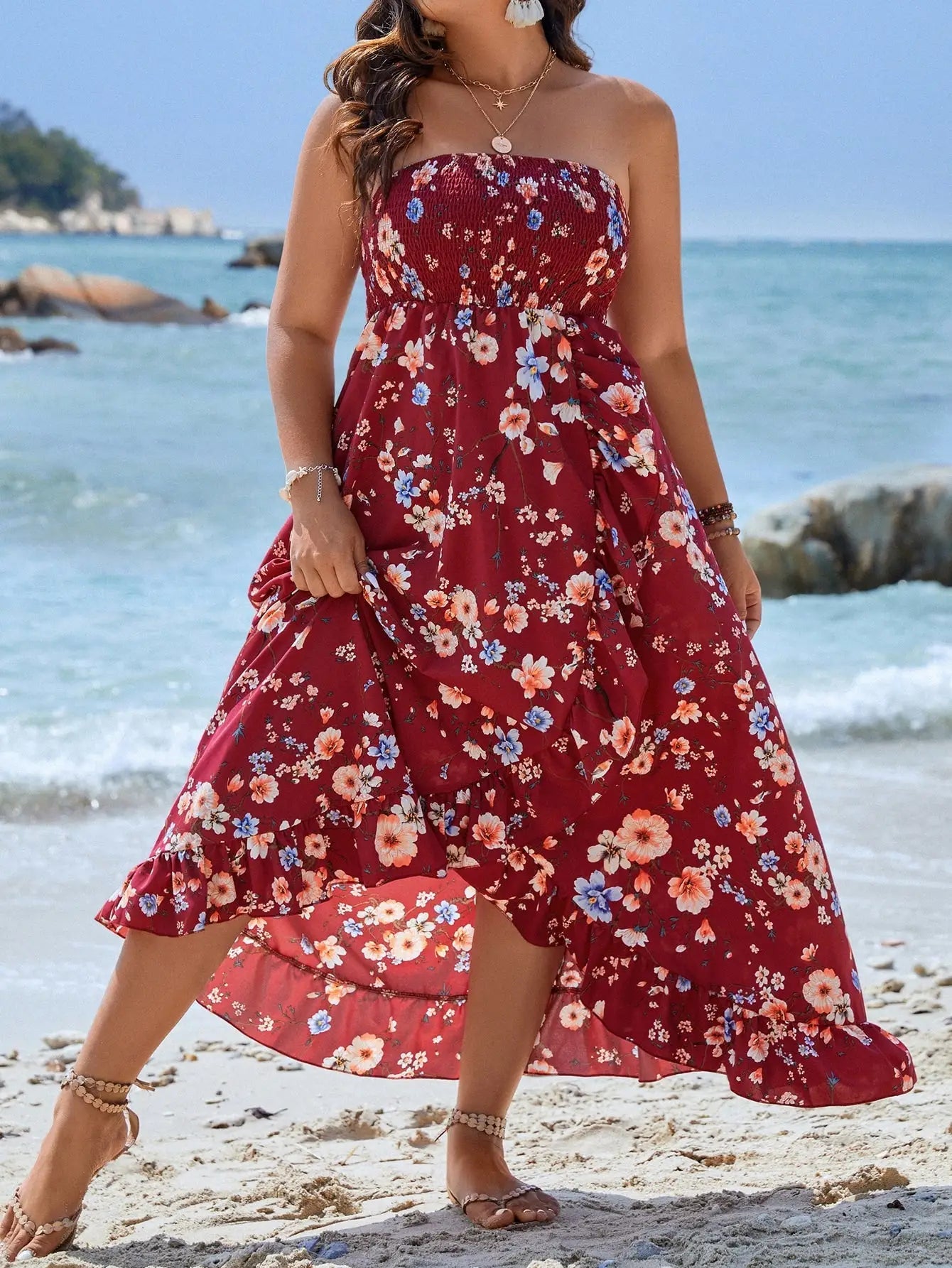 Robe Longue Femme Bohème Grande Taille | Evasion Bohème